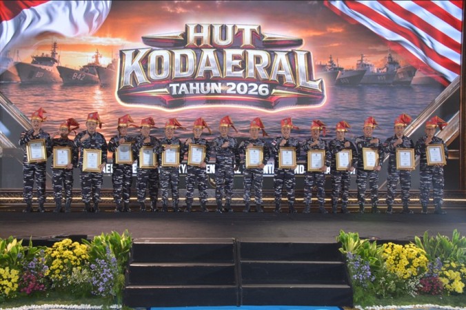 Pangkoarmada RI Pimpin Puncak Tasyakuran HUT Kodaeral Tahun 2026 di Makassar