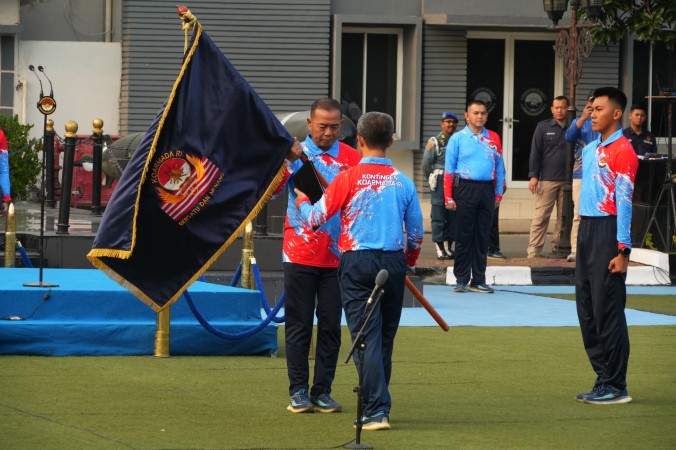 Kontingen Koarmada RI Resmi Dilepas Pangkoarmada RI Menuju Pekan Olahraga TNI AL 2026