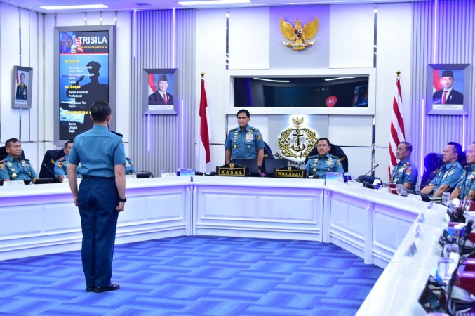 Wujudkan Doktrin TNI AL yang Adaptif dan Modern, Pangkoarmada RI Hadiri Uji Naskah III 